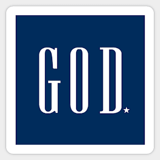 GOD Sticker